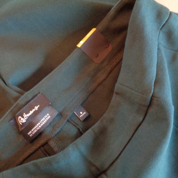 Green Straight Pants The Modern Stretch - Picture 7 of 14